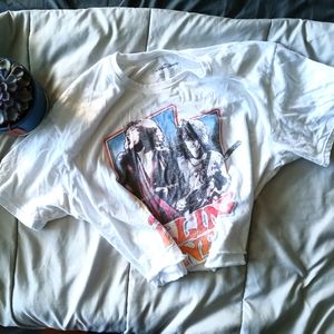 Oversize rolling Stone crop top..